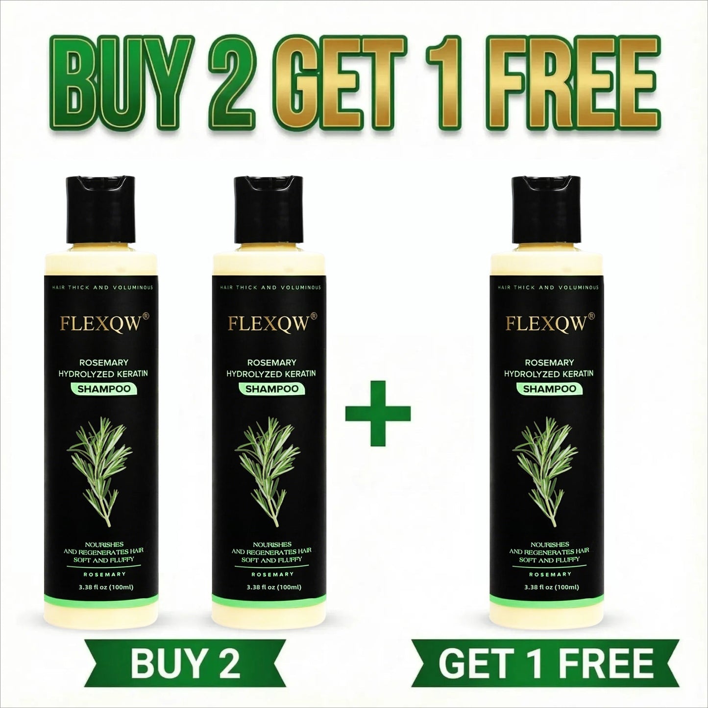 🌸Organic Rosemary Keratin Hair Growth Shampoo