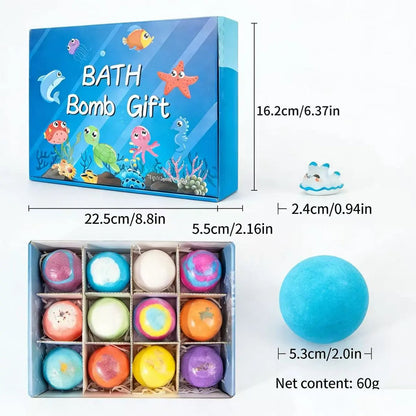 SurpriseHatch™ Bath Bombs – 12 Pack with Surprise for Kids