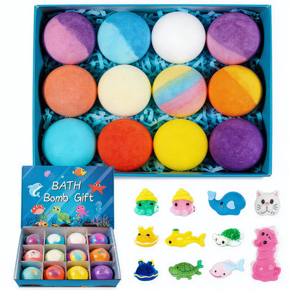 SurpriseHatch™ Bath Bombs – 12 Pack with Surprise for Kids