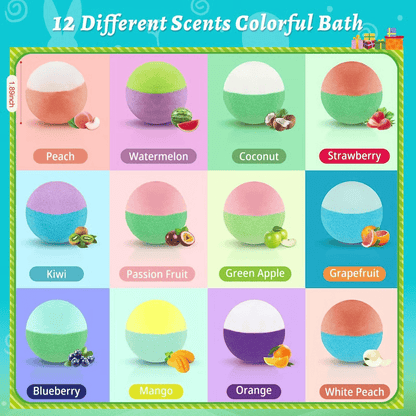 SurpriseHatch™ Bath Bombs – 12 Pack with Surprise for Kids