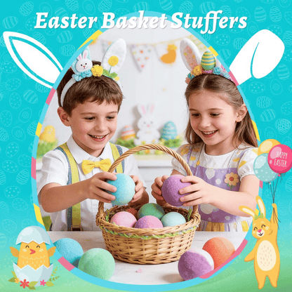 SurpriseHatch™ Bath Bombs – 12 Pack with Surprise for Kids