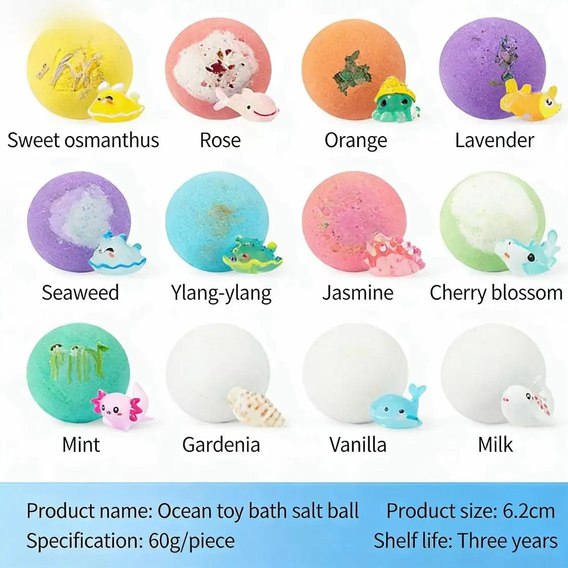 SurpriseHatch™ Bath Bombs – 12 Pack with Surprise for Kids